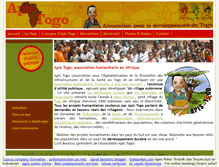Tablet Screenshot of apis-togo.org